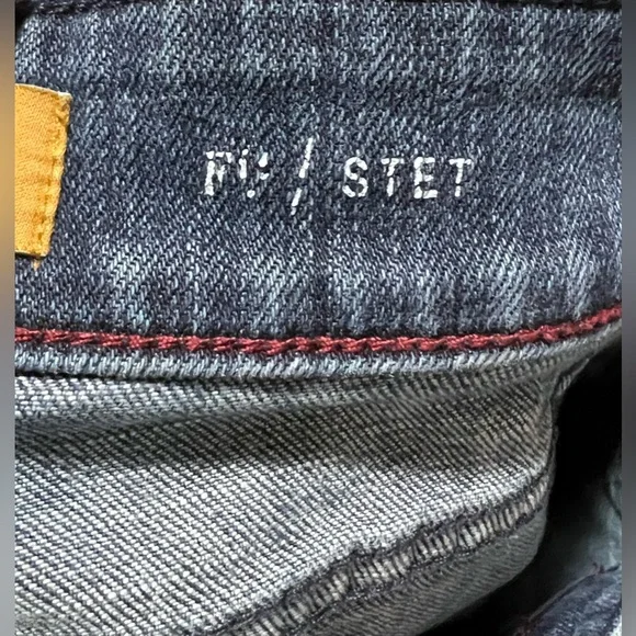 Pilcro and the Letterpress Stet Mid-Rise Straight Leg Denim Jeans Anthropologie - Picture 11 of 13